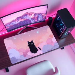MTG Playmat | Cute Cat Pastel Themed TCG Playmat | Unofficial MTG Playmat - Image 4
