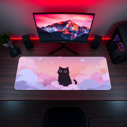 MTG Playmat | Cute Cat Pastel Themed TCG Playmat | Unofficial MTG Playmat - Image 5