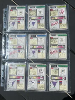 1997 Bandai Carddass Charmeleon Pokemon Card Vending Lot 9 Cards - Image 2