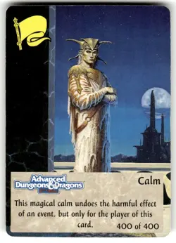 AD&D SPELLFIRE 1st Ed. 400/400 CALM Common Card | TSR 1994 - Image 1