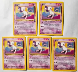 Pokemon Card Bundle - 5 Cards of the TCG Mew Promo Regular/Non-Holo #8 - Image 1