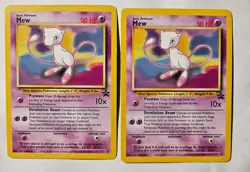 Pokemon Card Bundle - 5 Cards of the TCG Mew Promo Regular/Non-Holo #8 - Image 3