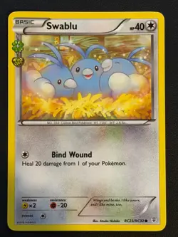 POKEMON CARD Swablu Generations Radiant Collection RC23/RC32 Non Holo Near Mint - Image 1