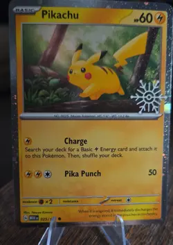 Pikachu - (Holiday Calendar) 025/165 Miscellaneous Cards & Products Holo - Image 1