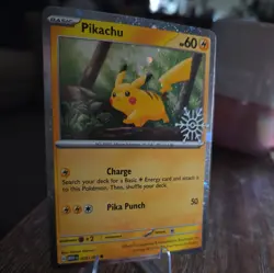 Pikachu - (Holiday Calendar) 025/165 Miscellaneous Cards & Products Holo - Image 2