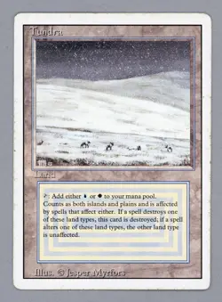 MTG Tundra - 3rd Edition Magic the Gathering Card # 289 - Image 1