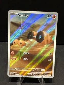 Sandile 216/198 SV01: Scarlet & Violet Base Set Holo, Error Card - Image 1