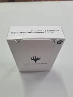 MTG Secret Lair x Hatsune Miku Sakura Superstar Foil Japanese Sealed (Listing 1) - Image 1