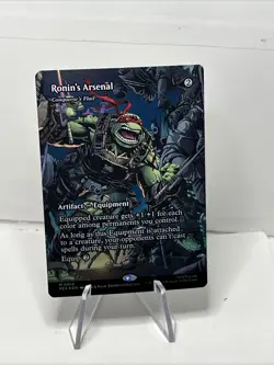 Ronin’s Arsenal 0015 Borderless Mythic Foil MTG: Teenage Mutant Ninja Turtles NM - Image 1
