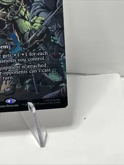 Ronin’s Arsenal 0015 Borderless Mythic Foil MTG: Teenage Mutant Ninja Turtles NM - Image 4