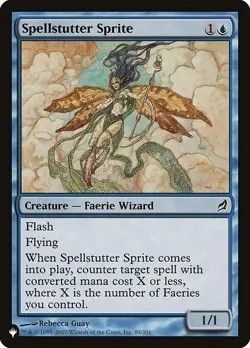 MTG - SPELLSTUTTER SPRITE - The List (C) - Image 1