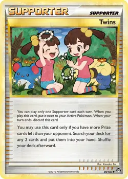 Twins 89/102 Triumphant Pokemon Card NM - Image 1