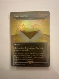 Chaos Emerald (Lotus Petal) Yellow 7035 Secret Lair Drop Sonic Bonus MTG *MINT* - Image 1
