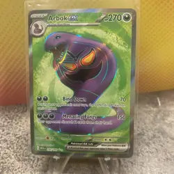 Arbok ex Ultra Rare Ultra Rare Pokemon TCG Scarlet & Violet 151 185/165 - Image 1