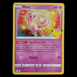 Mew 011/025 Celebrations: Classic Collection 2021 Pokemon - Image 1