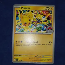 The Pokemon Company Pokemon Pikachu 225 Scarlet & Violet Promo World Championsh… - Image 2