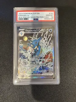 2024 POKEMON SHROUDED FABLE SPECIAL ILLUSTRATION COLLECTION KINGDRA EX PSA 10 - Image 1