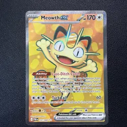 Meowth EX 107/088 XY Full Art Ultra Rare Holo 170 HP English Pokemon TCG - Image 1