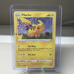 2020 Pokemon Pikachu - (General Mills) SWSH039 Holo Black Star Promo - Image 1
