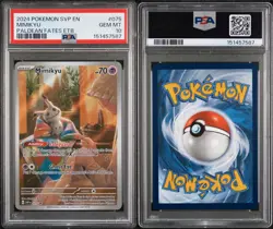 MIMIKYU 2024 POKEMON SVP PALDEAN FATES ETB PROMO #075 PSA 10 GEM MINT - Image 3