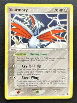 Pokemon Skarmory 55/113 EX Delta Species Uncommon Holo MP - Image 1