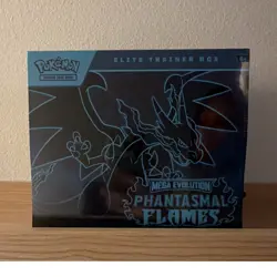 Pokemon Mega Evolution Phantasmal Flames Elite Trainer Box Sealed - Image 1