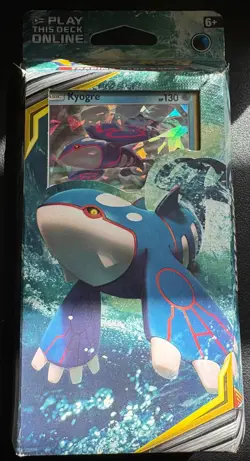 Pokemon Kyogre Artwork Unseen Depths Theme Deck - Sun & Moon Cosmic Eclipse - Image 1