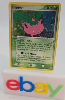 Pokemon TCG Hoppip Reverse Holo 57/109 ex Team Rocket Returns DMG - Image 1