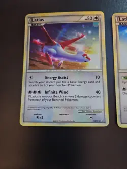 Latios Latias HGSS10 HGSS11 Promo Pokemon - Image 2