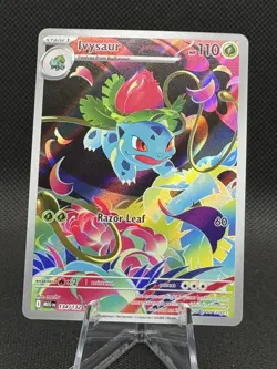 Pokemon TCG Mega Evolution Ivysaur #134/132 Illustration Rare NM - Image 1