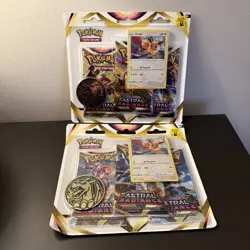 X2 Pokemon Astral Radiance 3 Pack Blisters (Eevie promo) *SEALED* - Image 1