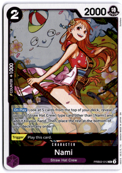 One Piece TCG Nami PRB02-012 Premium Booster - The Best - Vol. 2 Foil - English - Image 1
