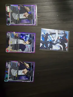 Solo Leveling Union Arena Lot 3 SR Sung Jin Woo + Action Point NM - Image 1