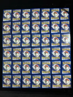 Vintage Complete Pokemon Non Holo Base Set 17-102 WOTC cards - LP - Image 2