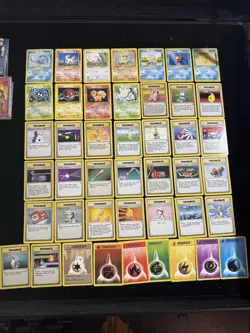 Vintage Complete Pokemon Non Holo Base Set 17-102 WOTC cards - LP - Image 3