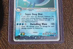 Pokemon Wailord ex 100/100 EX Sandstorm Ultra Rare Holo Card 2003 - Image 2
