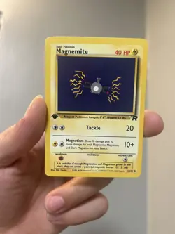 Pokemon TCG - Magnemite 60/82 - 1st Edition Card Vintage - Team Rocket NM - Image 1
