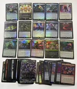 MTG TMNT 65 Card Lot-5 MYTHIC, 10 RARE, 20U, 30C) The Ooze Improviser Tricer P14 - Image 2