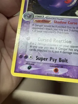 Pokemon Gengar 5/92 Legend Maker Reverse Holo Rare 100 Card English 2006 - Image 2