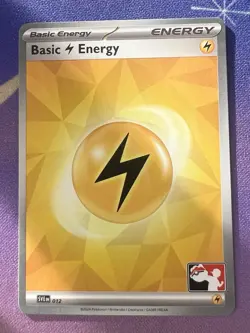 Pokemon Basic Lightning Energy - 012 Prize Pack Series Cards Non-Holo Pack Fresh - Image 1