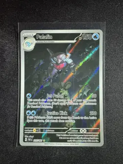 Palafin 225/091 Paldean Fates Full Art Ultra Rare Holo Pokemon Card - Image 1