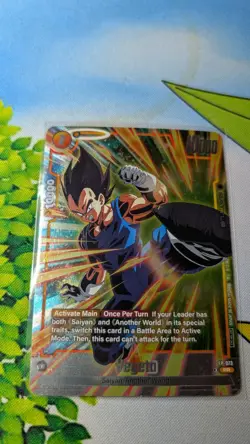 Dragon Ball Super Fusion World Vegeta FP-073 Promo Foil Battle Card English NM - Image 1