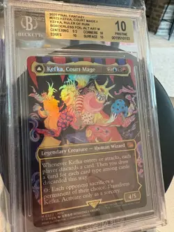 Kefka Court Mage Borderless Alt Art (0322) Foil BGS 10 - Image 1