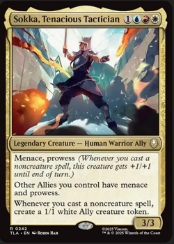 Sokka, Tenacious Tactician - Magic the Gathering - Custom Commander Deck - Image 1