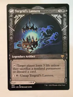 MTG Tergrid, God fo Fright Tergrid's Lantern Kaldheim 307 Regular Mythic - Image 4