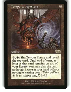 Magic The Gathering - Urza's Saga Temporal Aperture 310 Rare 1998 - Image 1