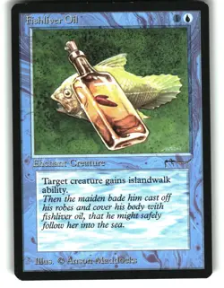 Magic The Gathering - Arabian Nights Fishliver Oil Common 1993 - Image 1