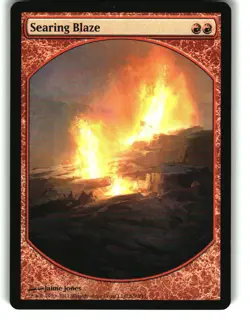 Magic the Gathering - Magic Player Rewards Searing Blaze 2010 5 Promo - Image 1