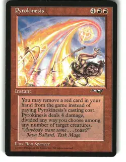 Magic the Gathering - Alliances Pyrokinesis 1996 Uncommon - Image 1
