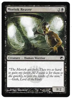 MAGIC THE GATHERING MORIOK REAVER CREATURE HUMAN WARRIOR 70/249 Scars of MTG - Image 1